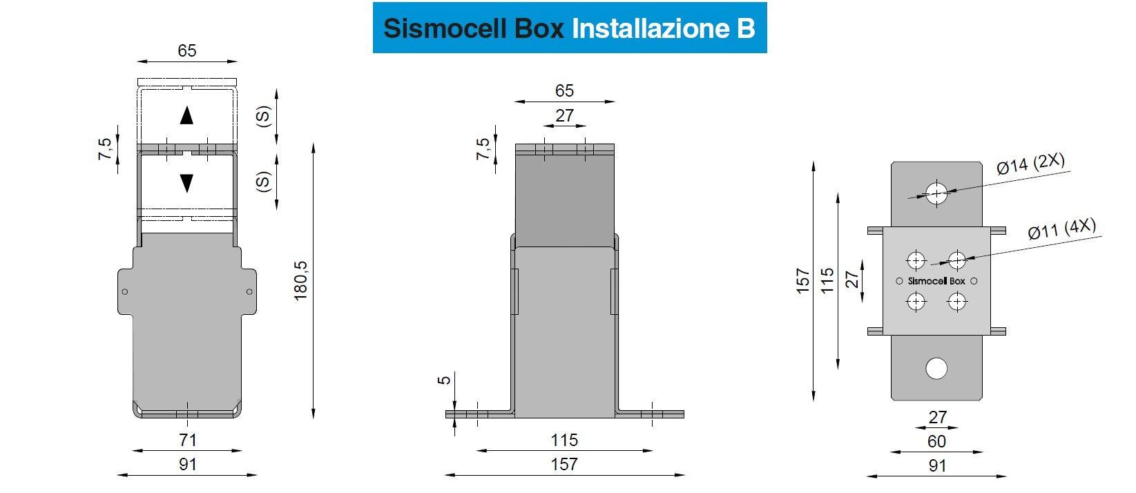 Сейсмостойкое устройство Sismocell SISMOBOX - B ARCH-00040930 - Вид №6