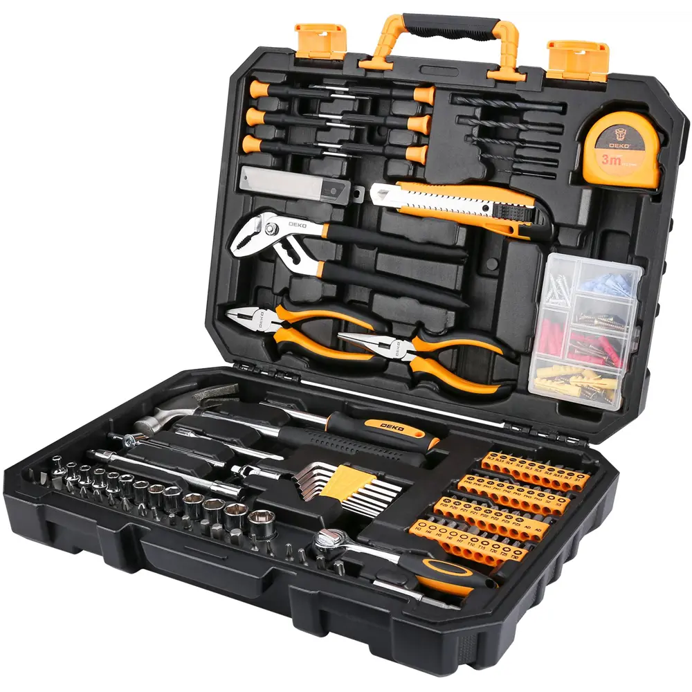 Профессиональный набор инструментов DEKO DKMT196 для дома и мастерской 84232690 STLM-0047296