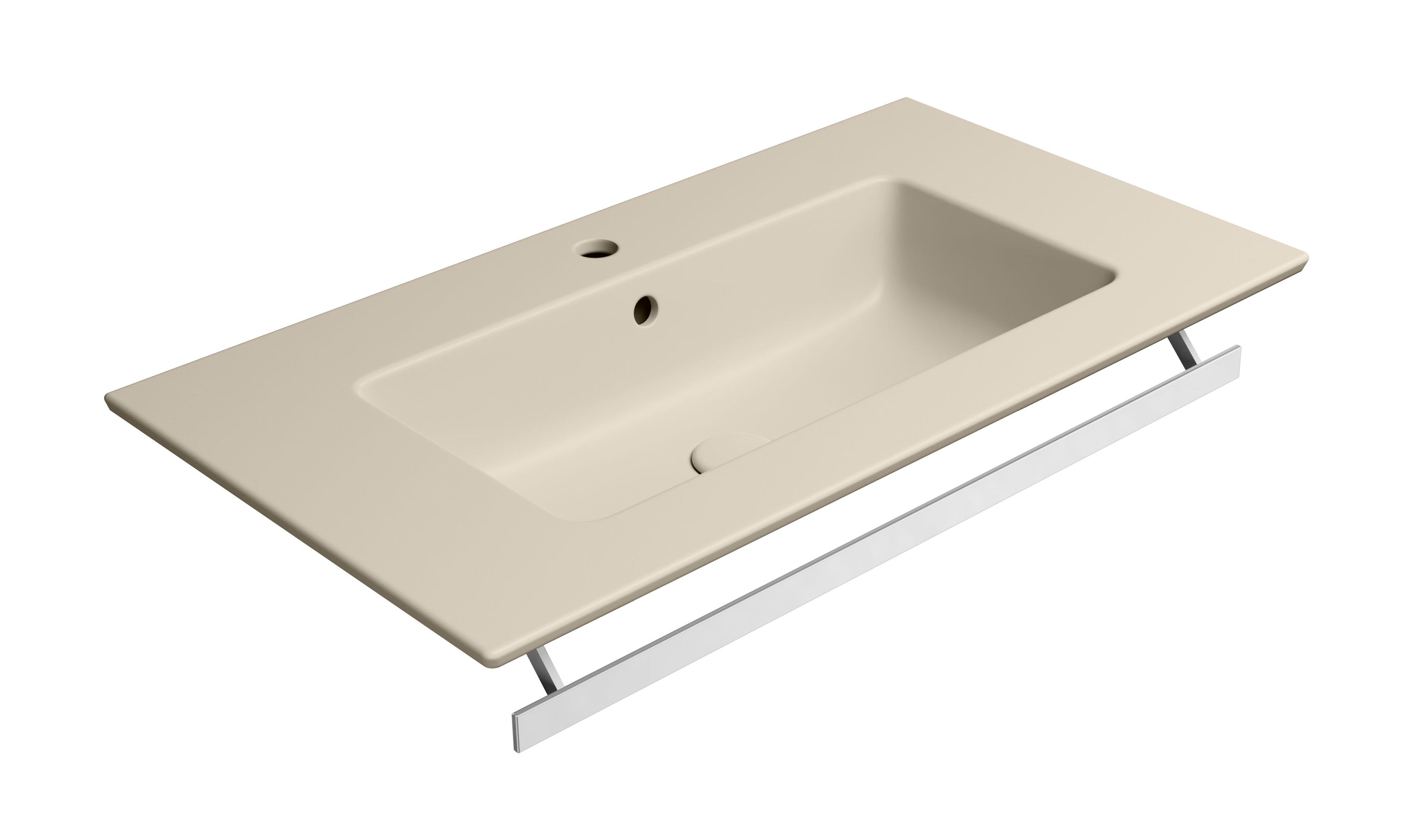 Прямоугольная раковина с держателем для полотенец GSI ceramica чистый ARCH-00068994 - Вид №6