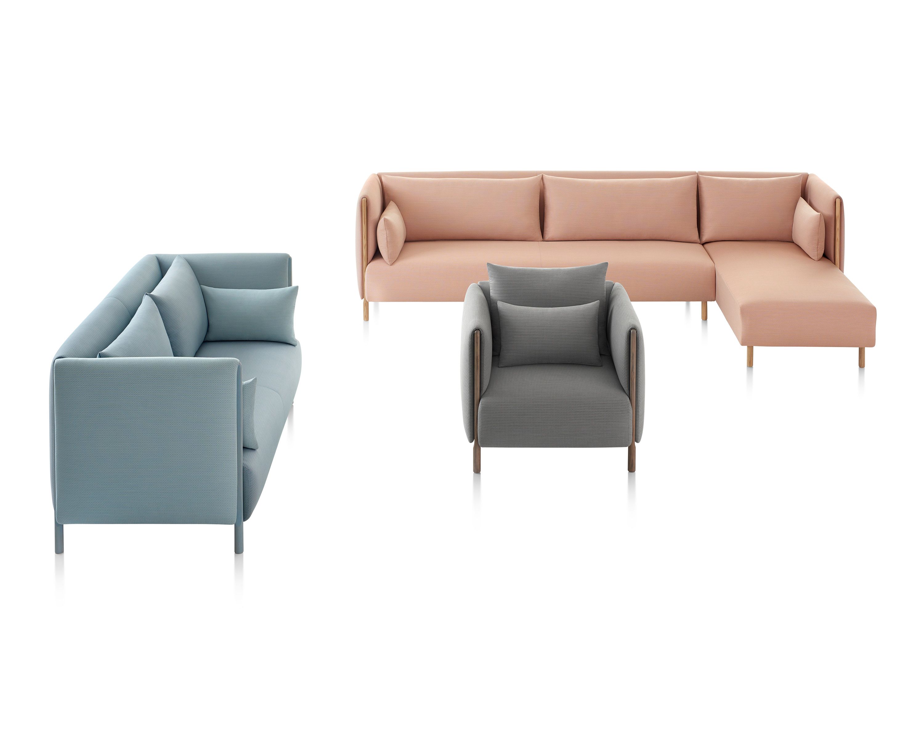 2-местный тканевый диван Herman Miller ColourForm ARCH-00072330 - Вид №8