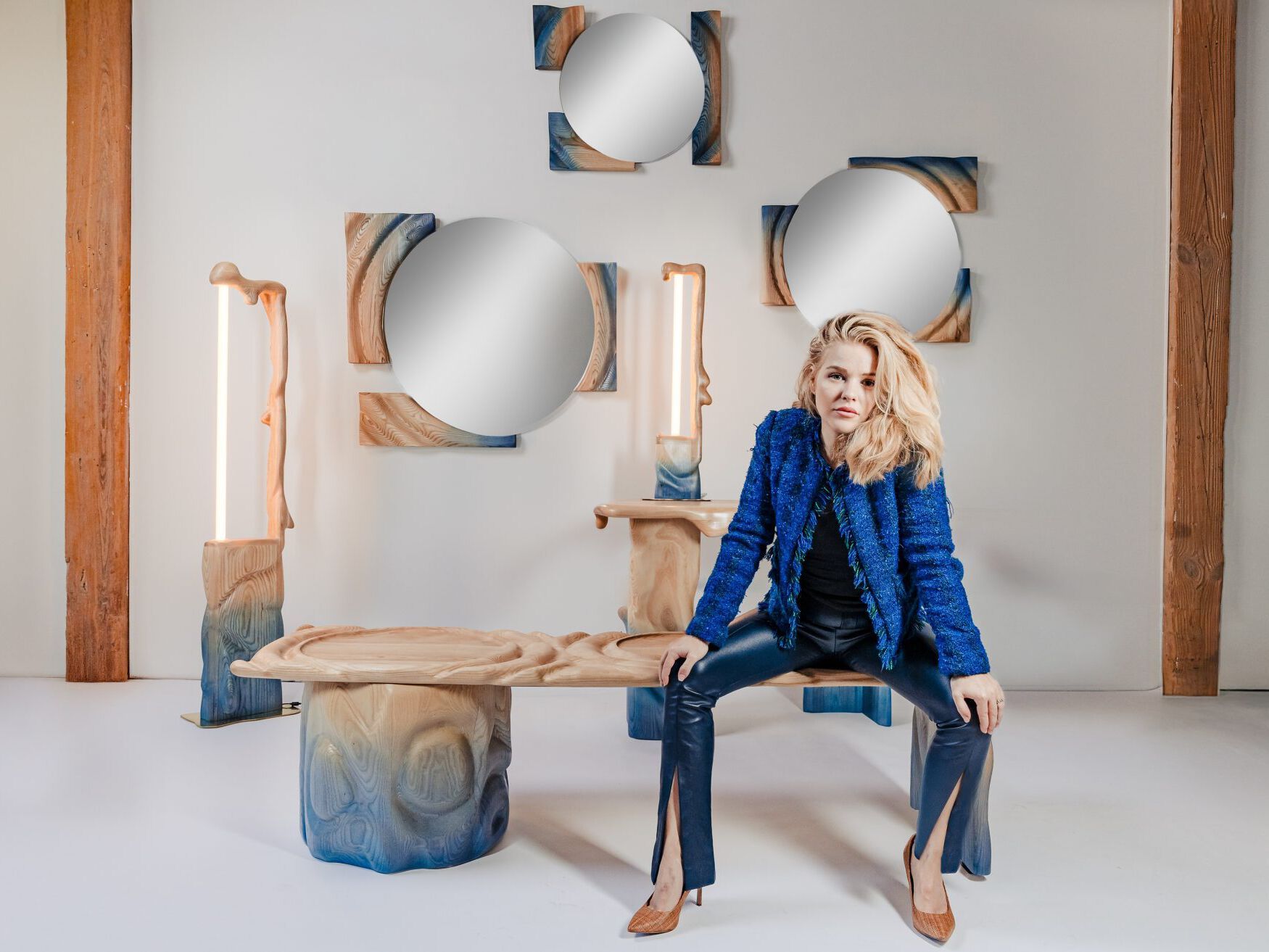 Настенное круглое зеркало LO Contemporary The Blueprint ARCH-00050137 - Вид №3