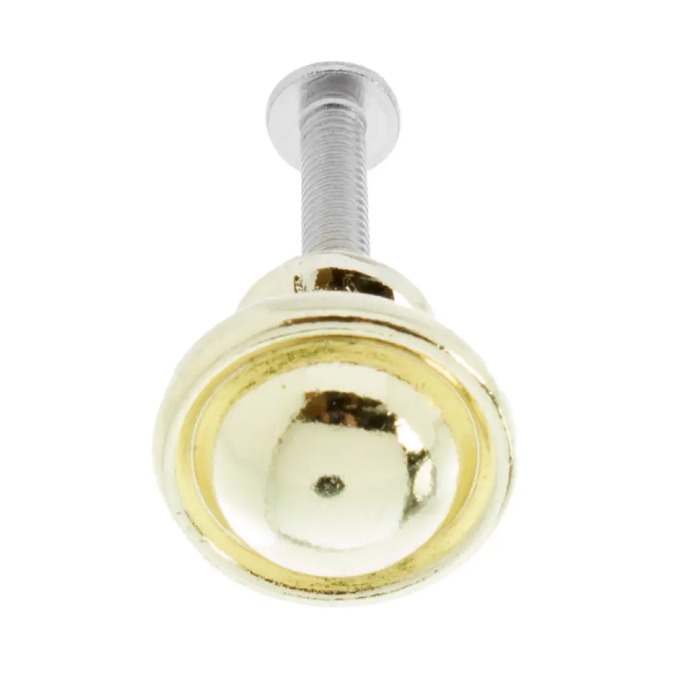 Мебельная ручка-кнопка Gamet GP 5103 металл цвет золото 10874860 STLM-2088082  - Вид №1