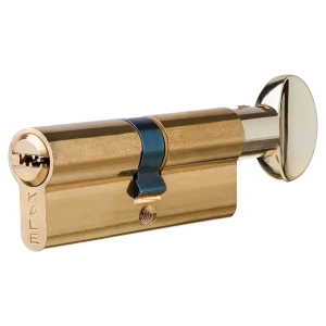 Цилиндр Kale 164SM-80-C-BP, 35х35 мм, ключ/вертушка, цвет золото 82394725 STLM-2023018