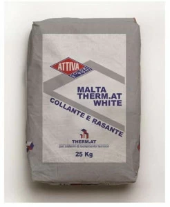 ATTIVA Клей и разглаживающая пудра на осветленной минеральной основе белого цвета Malta
