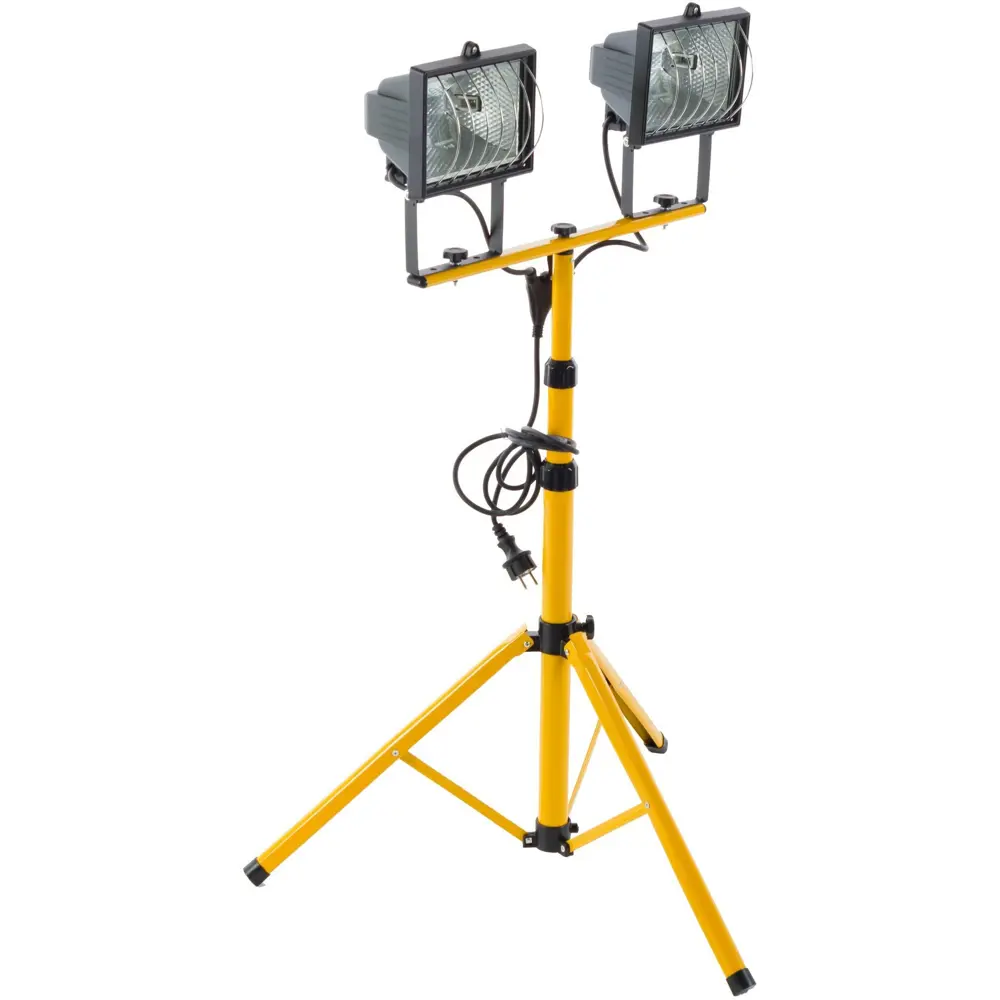 Прожектор на штативе Brenta R7s 2х500 Вт, цвет чёрный, IP44 INSPIRE STLM-2210675 - Вид №1