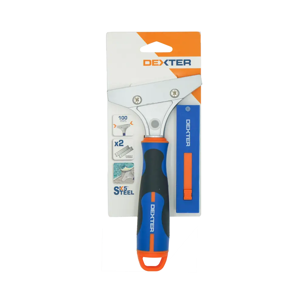 Скребок Dexter 100 мм с запасным лезвием для профессионального ремонта 83684297 STLM-0043442 - Вид №1