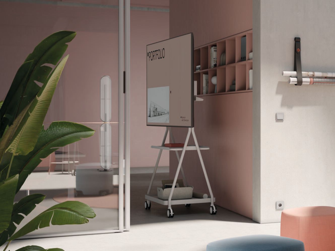 Офисная доска с колесами Brunner доски ARCH-00070312 - Вид №3