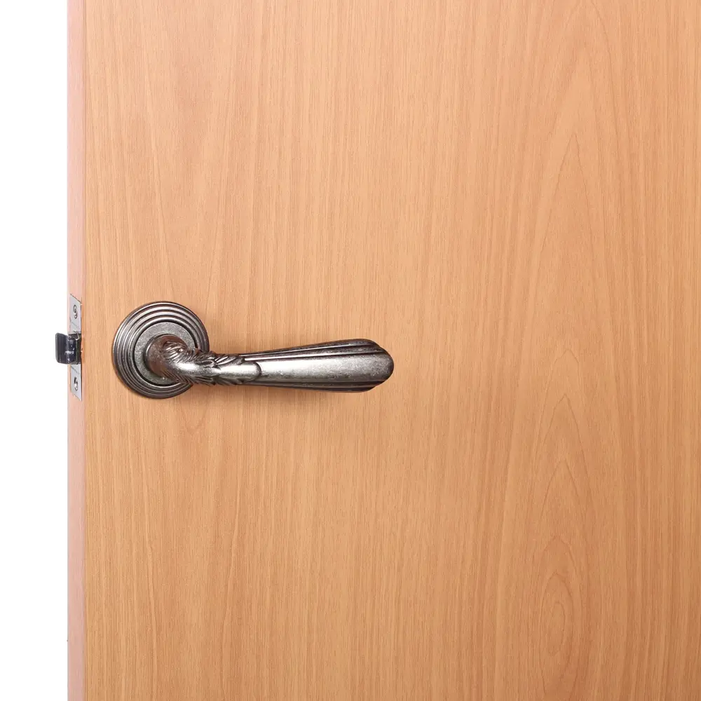 Ручки дверные на розетке EDS-V207 AGED, цвет серебро EDSON STLM-2060763 - Вид №7