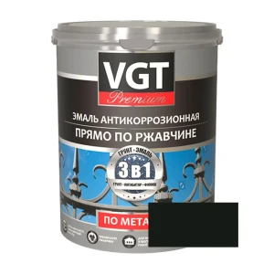 Эмаль VGT 27548 цвет черный 1 кг