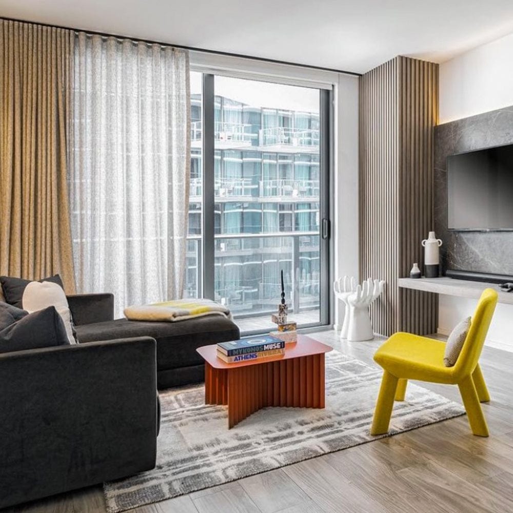 Стальной квадратный низкий журнальный столик RS Barcelona Plec ARCH-00153361 - Вид №1