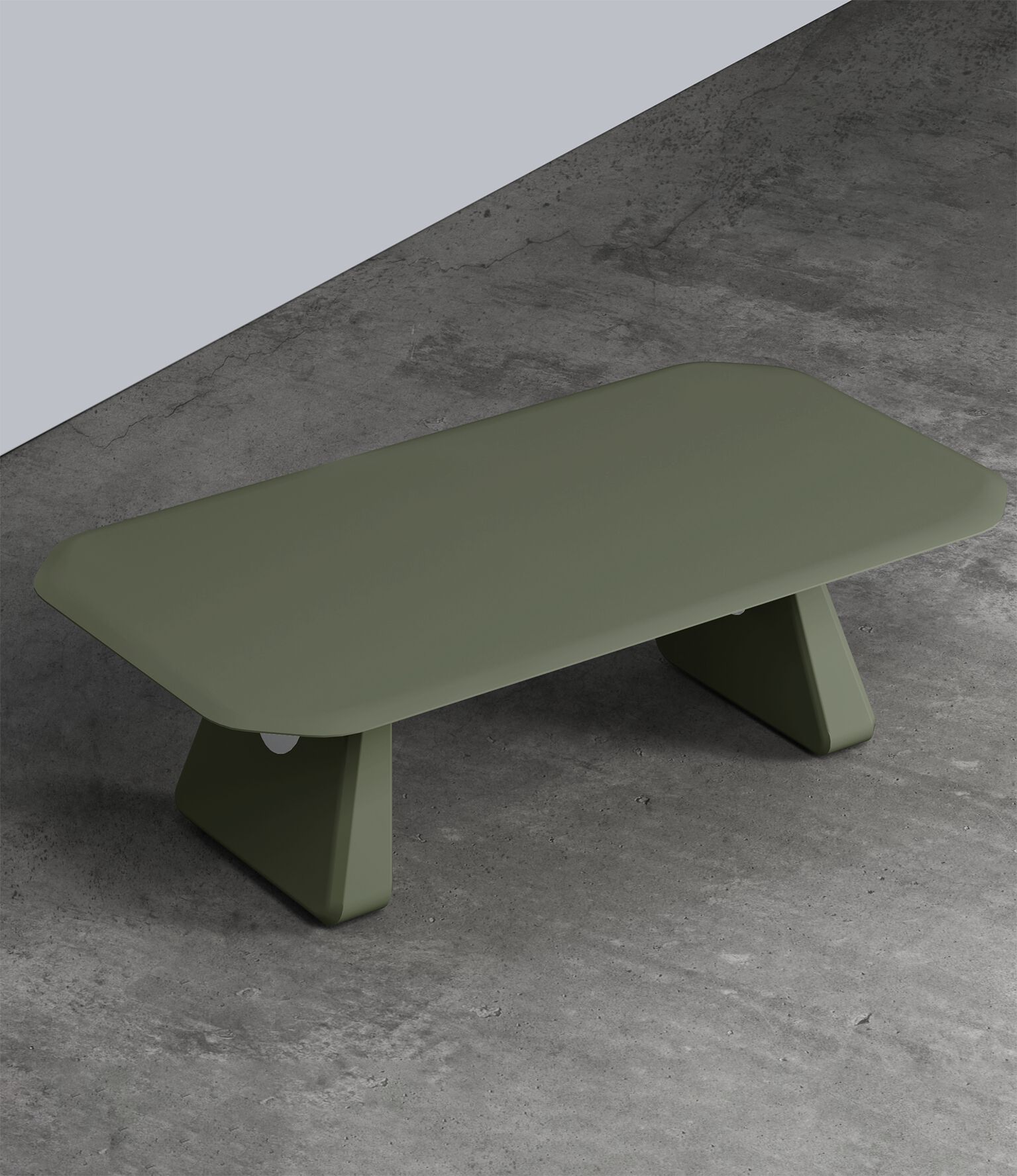 Прямоугольный металлический стол Secolo Inge ARCH-00039770 - Вид №4