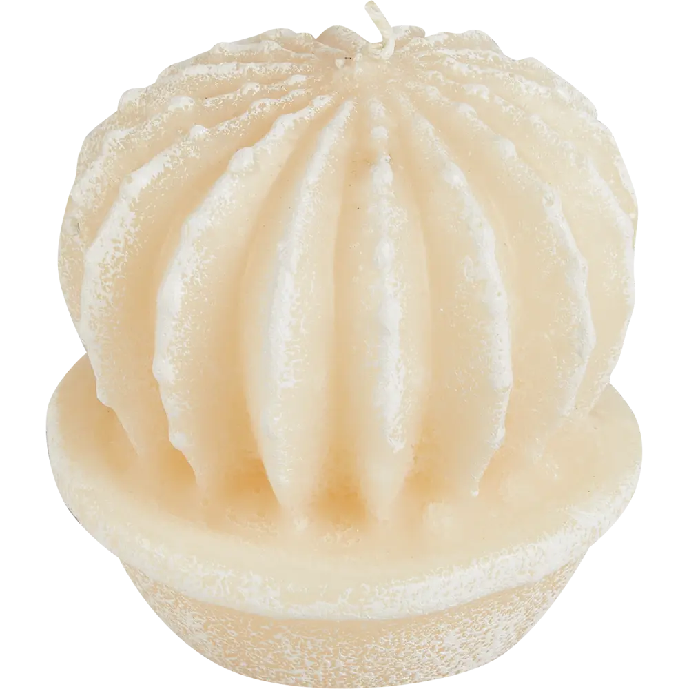 Свеча парафиновая Кактус в горшочке белая EVIS STLM-2186670