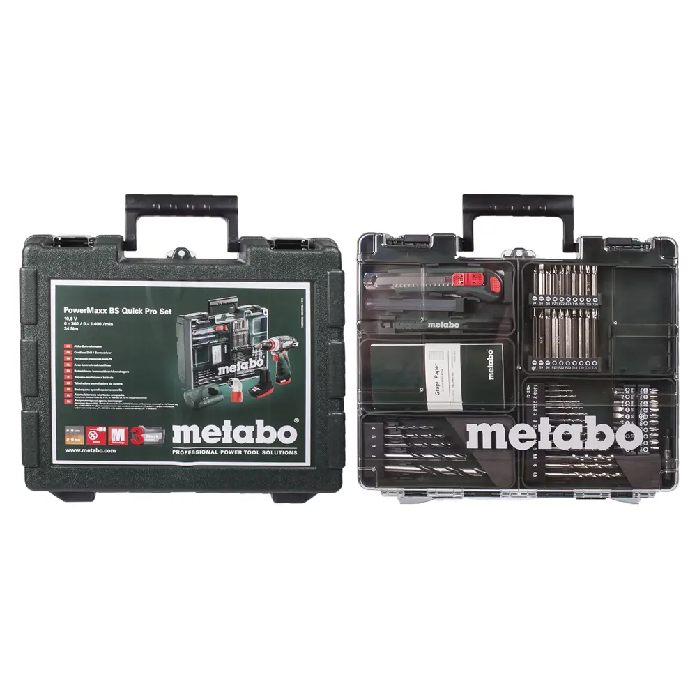 Шуруповерт Metabo PowerMaxx BS Quick Pro, Li-ion 10,8 В, 2-4 Ач STLM-2208438 - Вид №4