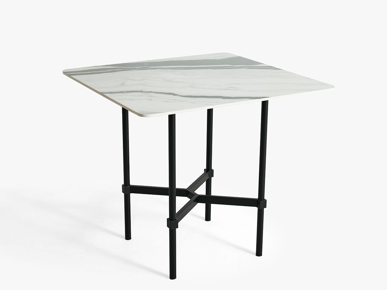 Высокий квадратный садовый стол с керамической столешницей NDESIGN Ezora ARCH-00015036 - Вид №1