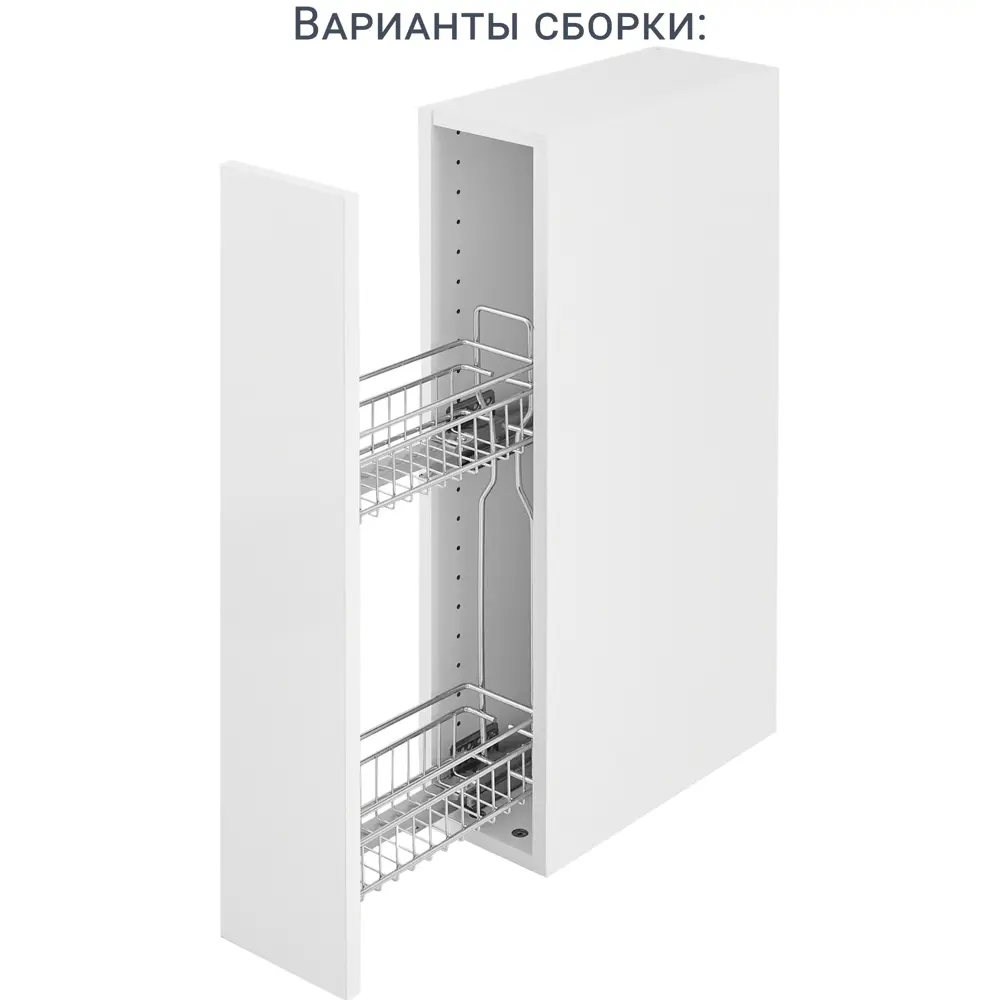 Фасад кухонный DELINIA ID Аша белый глянцевый 14.7×76.5 см 82011161 STLM-0879393 - Вид №13