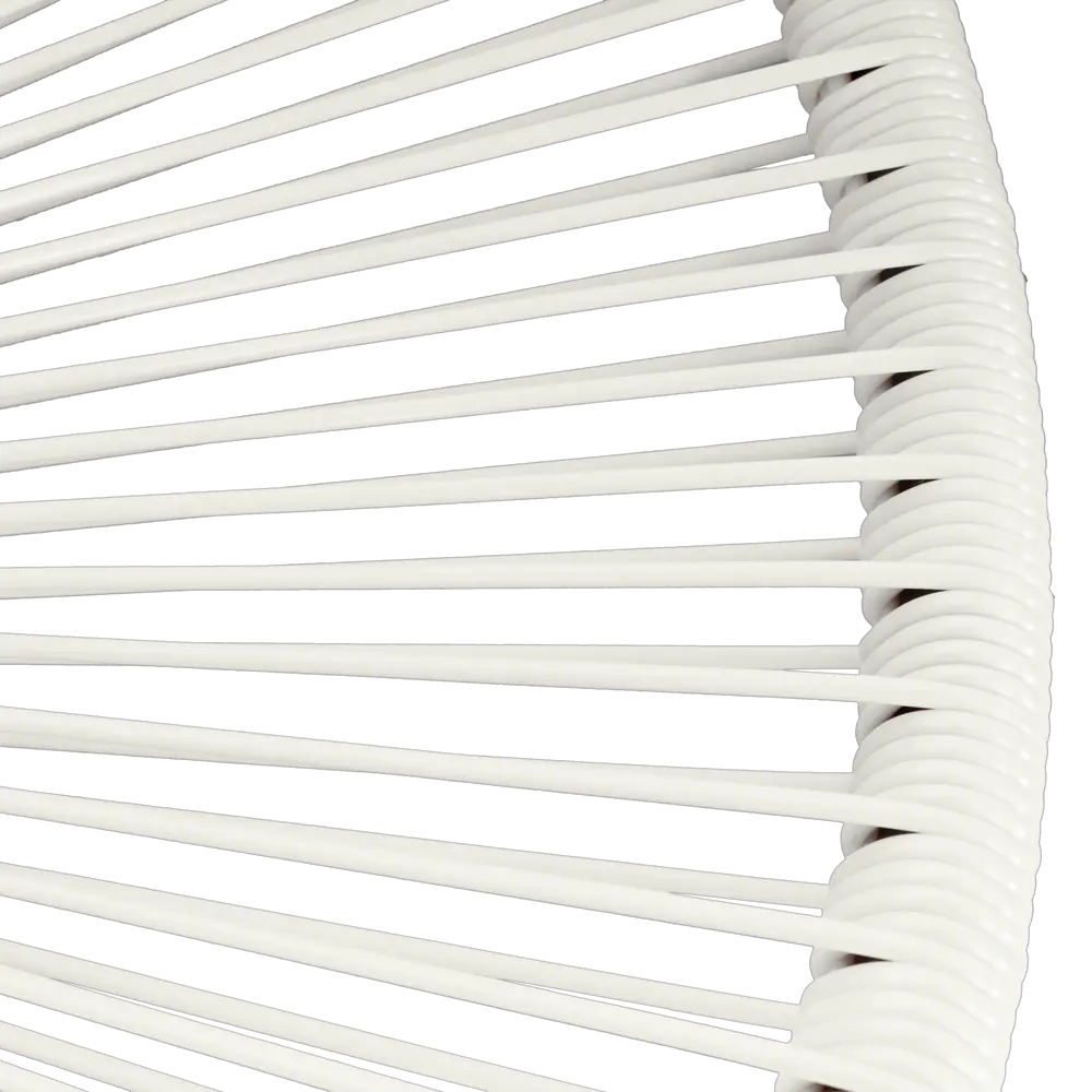 Стул садовый Акапулько 69x78.5x71.5 см сталь/искусственный ротанг белый Santreyd STLM-2078512 - Вид №5