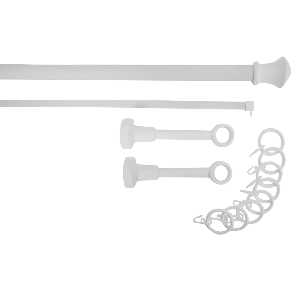 Карниз двухрядный Успех 200 см металл/пластик цвет белый РУССКИЕ КАРНИЗЫ STLM-2088797 - Вид №1