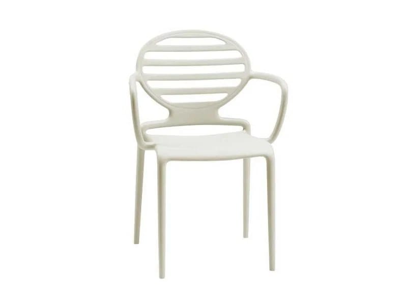 Штабелируемый медальон стул с подлокотниками S-CAB Cokka ARCH-00111349