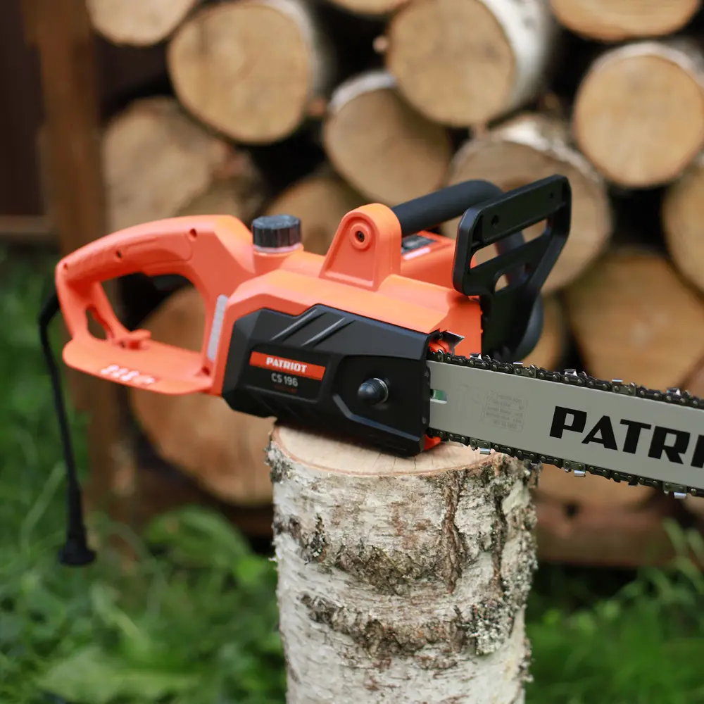 Электрическая цепная пила Patriot CS196 для профессиональной распиловки 82549766 STLM-1581936 - Вид №10
