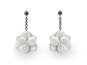 Серьги из фарфора