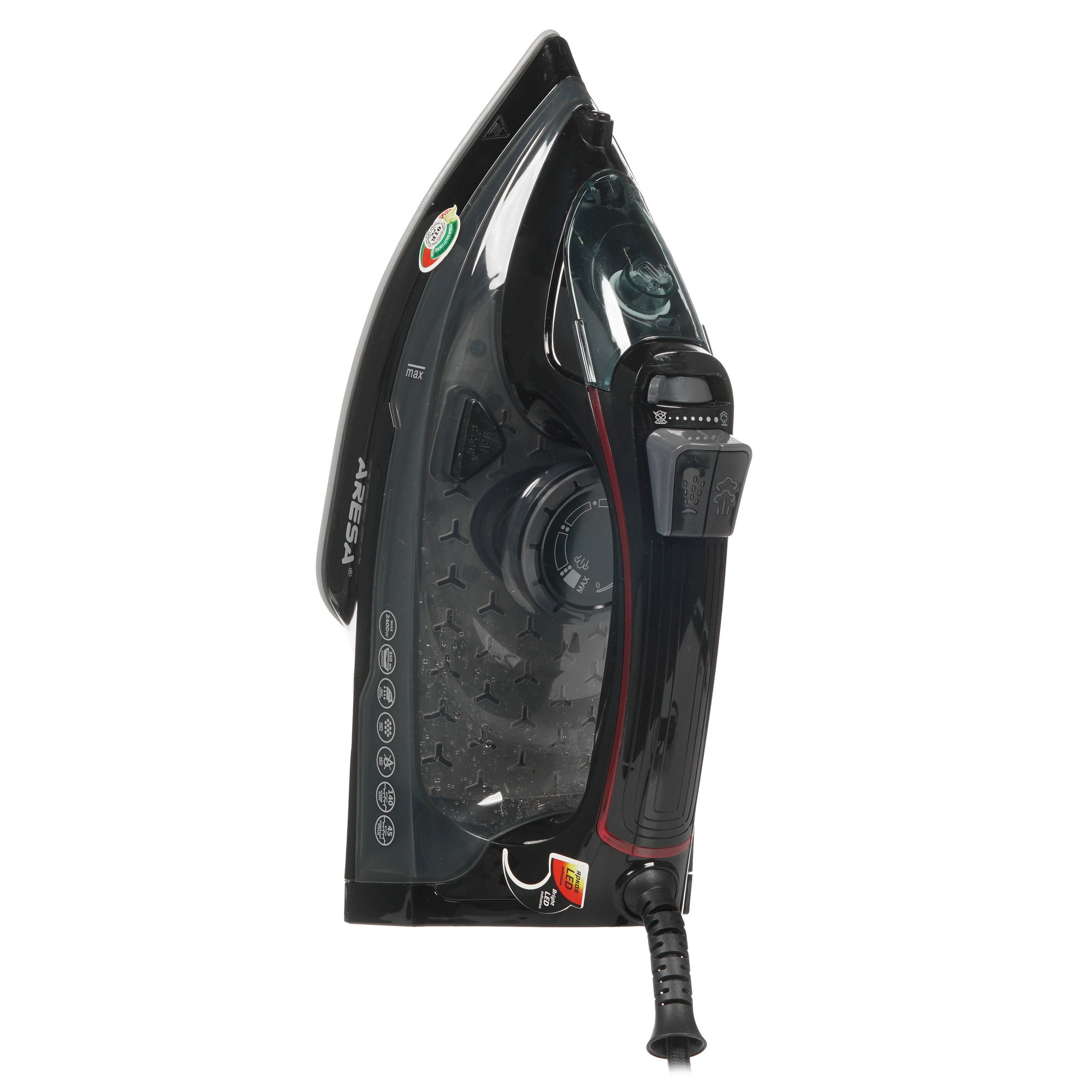 5300810 Утюг Aresa AR-3123 черный STDN-0104349