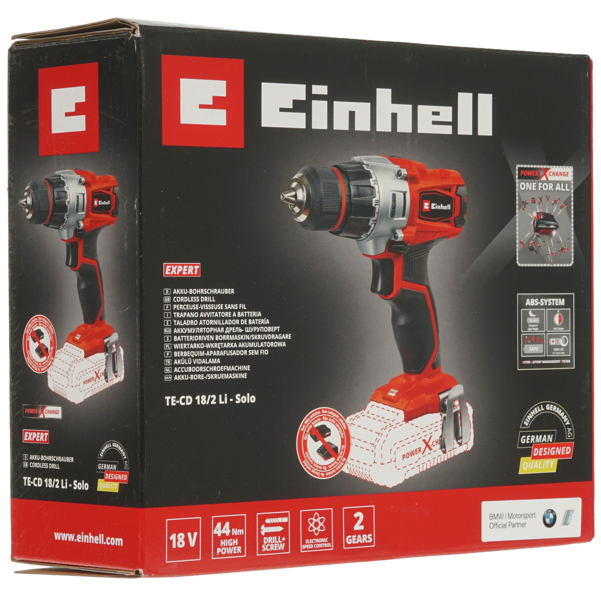 Дрель-шуруповерт Einhell PXC TE-CD 18/2 Li-Solo Power X Change 18V  , Без ЗУ, Без АКБ 5322651 STDN-0009158 - Вид №6