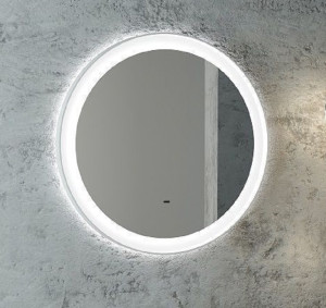 90772630 Зеркало для ванной AM-Nap-800-DS-F-White с подсветкой 80х80см NAPOLI STLM-0376492 ART & MAX
