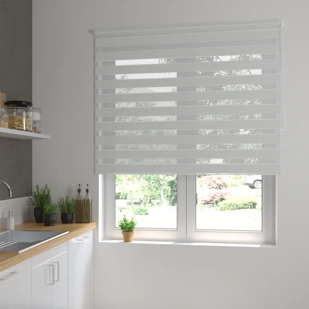 Штора рулонная день-ночь Inspire Peter 140x175 см светло-серая Granit 5 STLM-2079201 - Вид №9