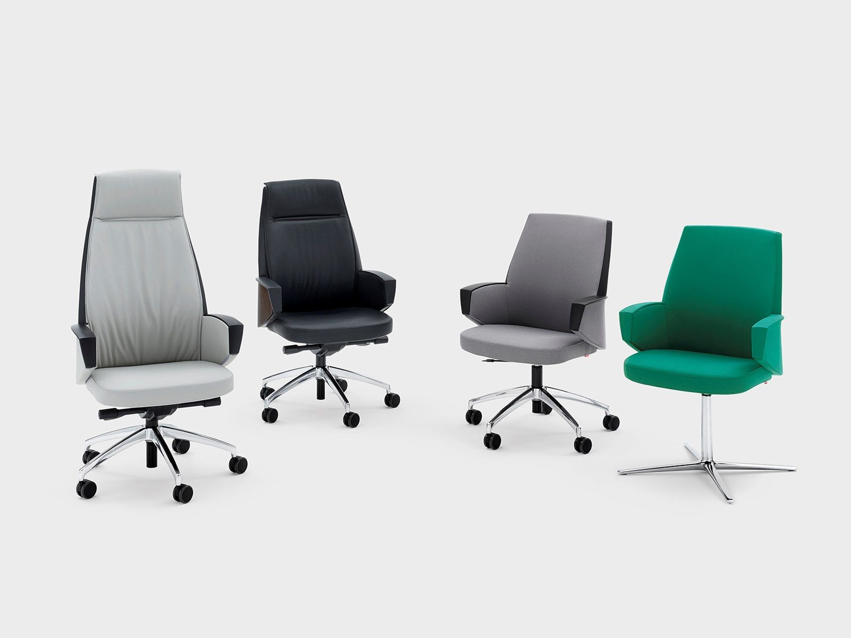 4 спицы подлокотник ткань операционный офис стул Viganò Grace ARCH-00025808 - Вид №1