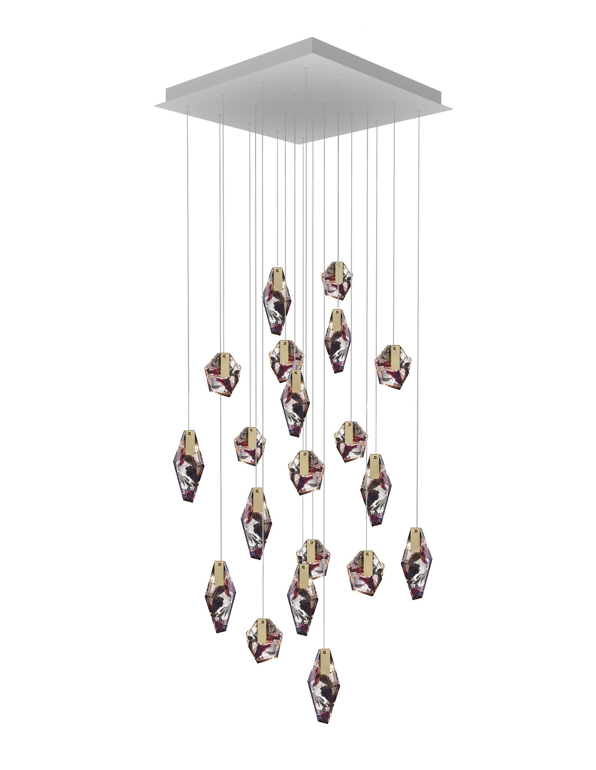 Стеклянная светодиодная люстра bomma Фрагменты ARCH-00006840 - Вид №5