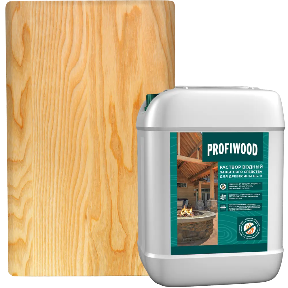 Раствор деревозащитный II группы Profiwood ББ-11 5 кг STLM-2098157