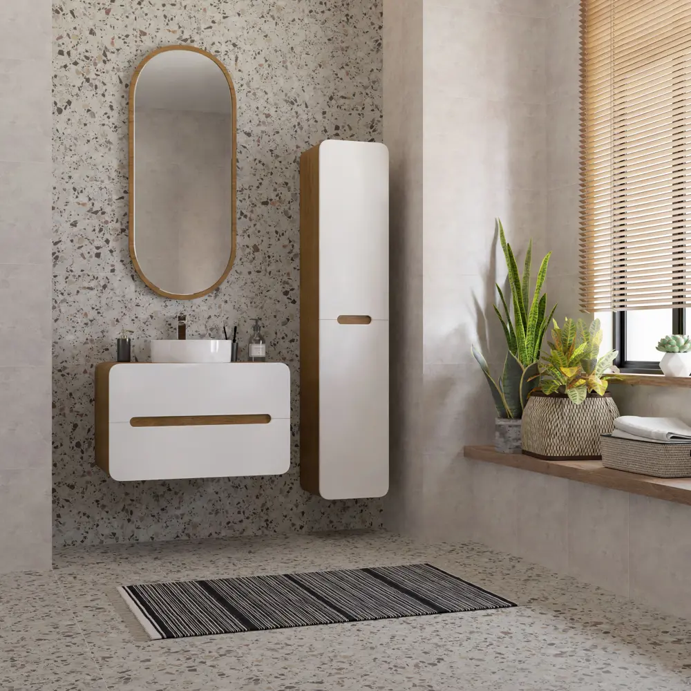 Santreyd Пенал Окинава для ванной с системой плавного закрывания 85284711 STLM-0992956 - Вид №5