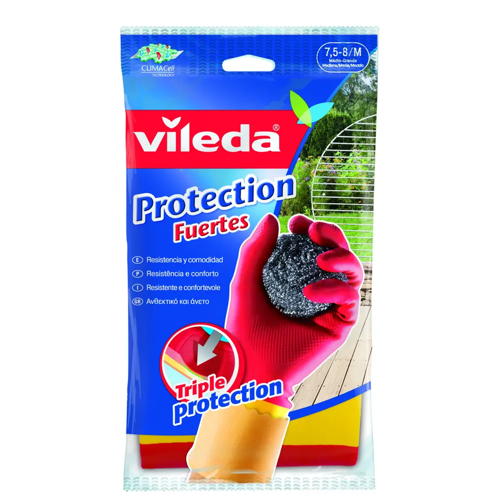 Перчатки особо прочные Виледа размер M VILEDA STLM-2062053 - Вид №2