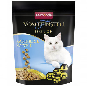 УТ0009064 Корм для кошек Vom Feinsten Deluxe Castrated для кастрированных сух. 250г Animonda