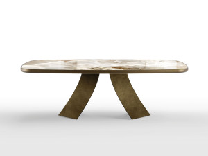 Прямоугольный стол с керамическим верхом king