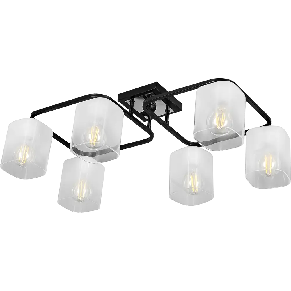 Люстра потолочная Stile 9160-6 6 ламп SCHAFFNER STLM-2101921 - Вид №2