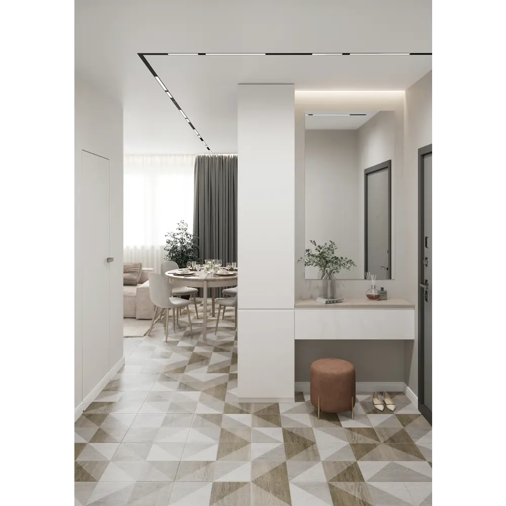 Керамогранит LB Ceramics Тимбер 45×45 см в серых тонах 89143832 STLM-0079029 - Вид №4