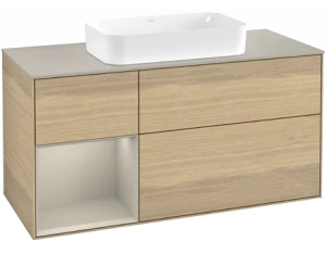 Villeroy&Boch Тумба под раковину Прямоугольная версия F703HHPC Finion Oak Veneer