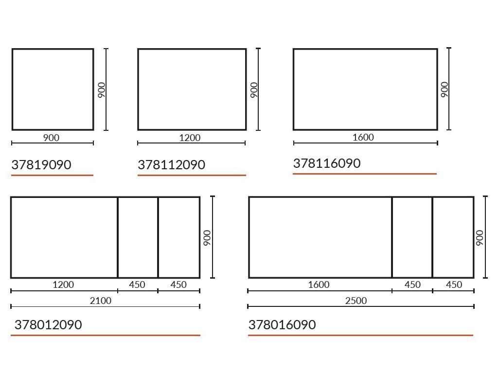 Прямоугольный выдвижной стол с алюминиевой рамой ALMA DESIGN RORI ARCH-00071116 - Вид №14