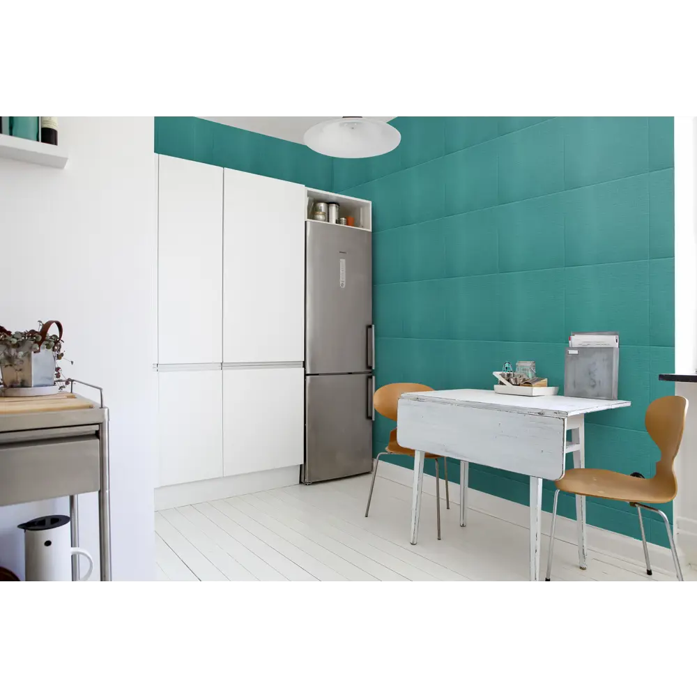 Панель полиэстеровая 9мм 600x400 мм цвет бирюза РСП STLM-2002110 - Вид №4