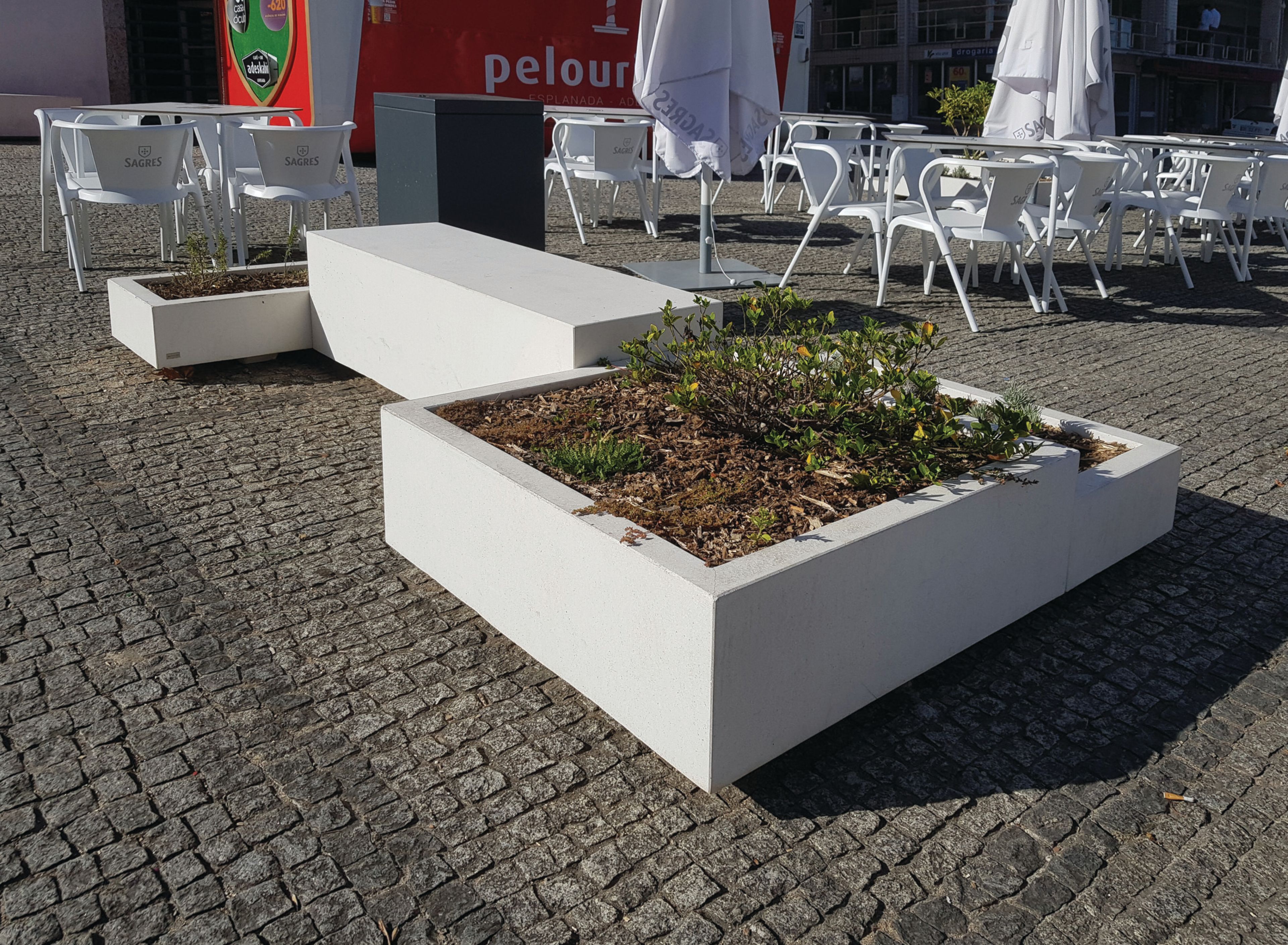 Прямоугольная бетонная плантатор amop Mul ARCH-00124853 - Вид №3