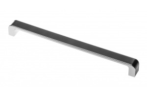 90804189 Ручка MONA L-256 мм хром-черная STLM-0390411 GTV