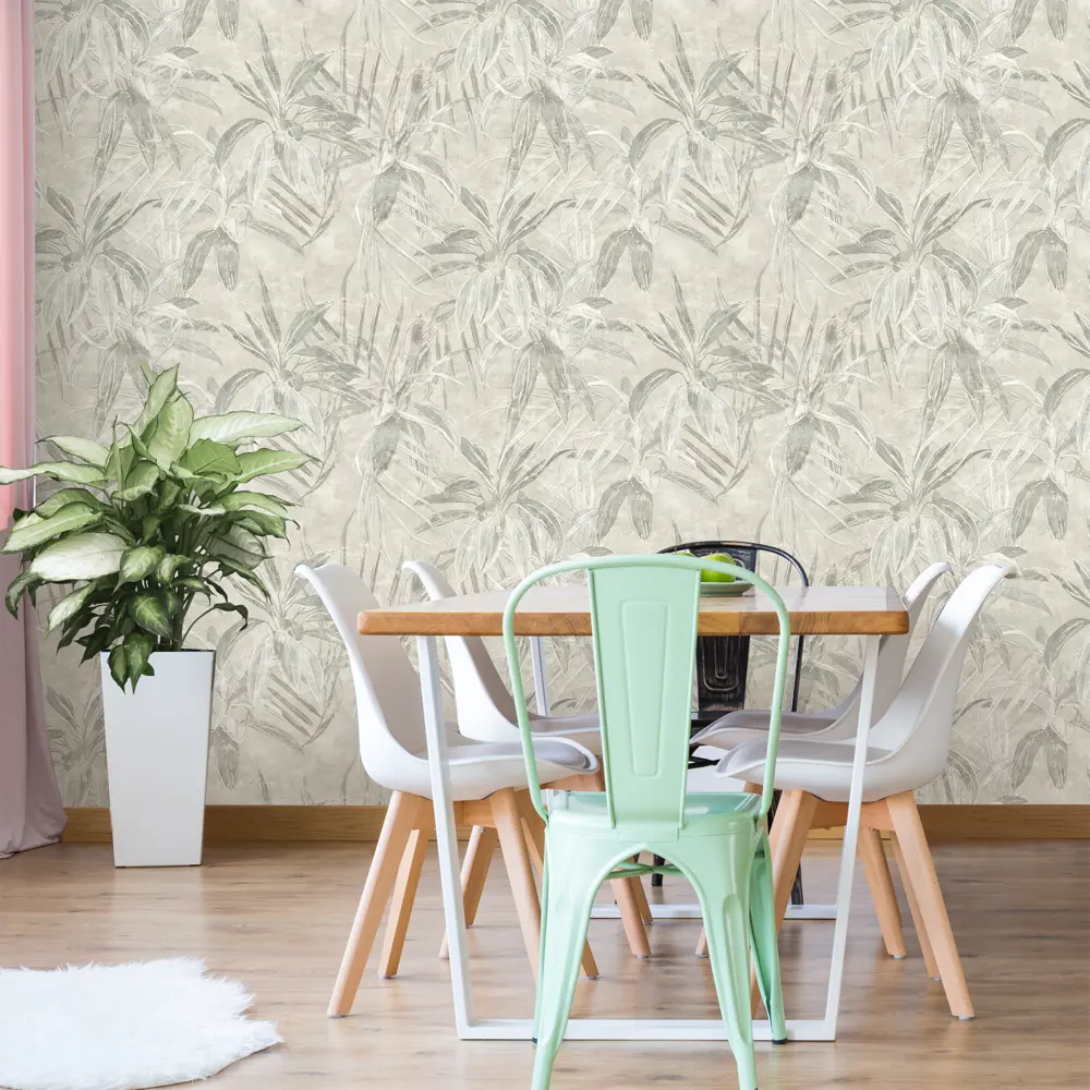 Обои флизелиновые Victoria Stenova Java зелёные 1.06 м VS281653 STLM-2073264 - Вид №2