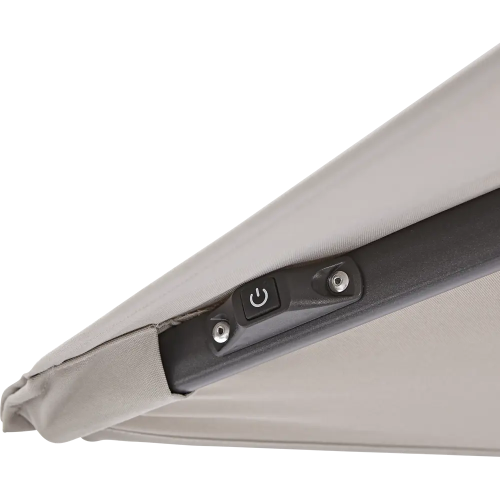 Зонт садовый Naterial Sonora 2.8х3.9 м бежевый с подставкой STLM-2005796 - Вид №13