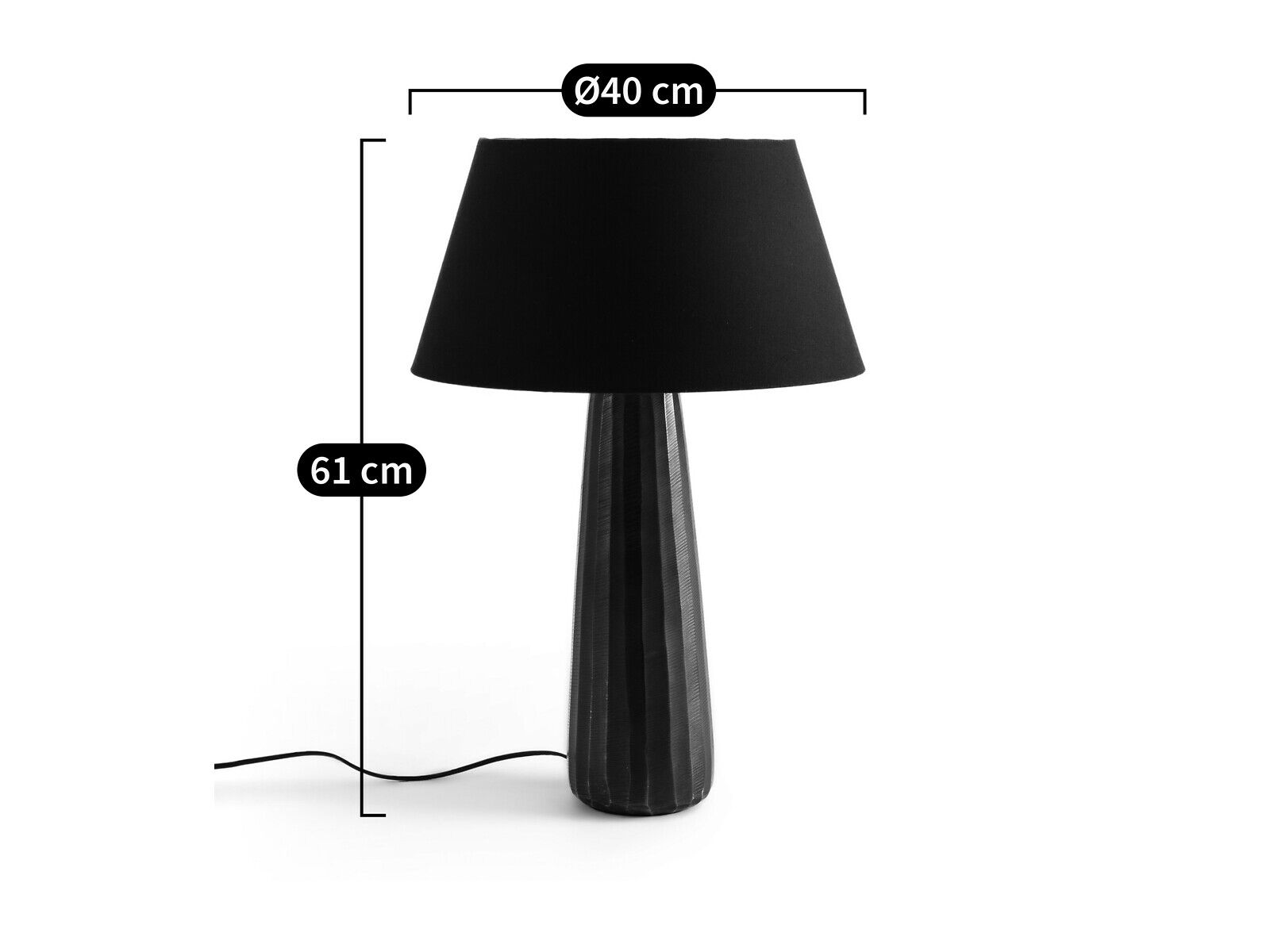 Алюминиевая настольная лампа AMPM LOTKA ARCH-00112650 - Вид №6