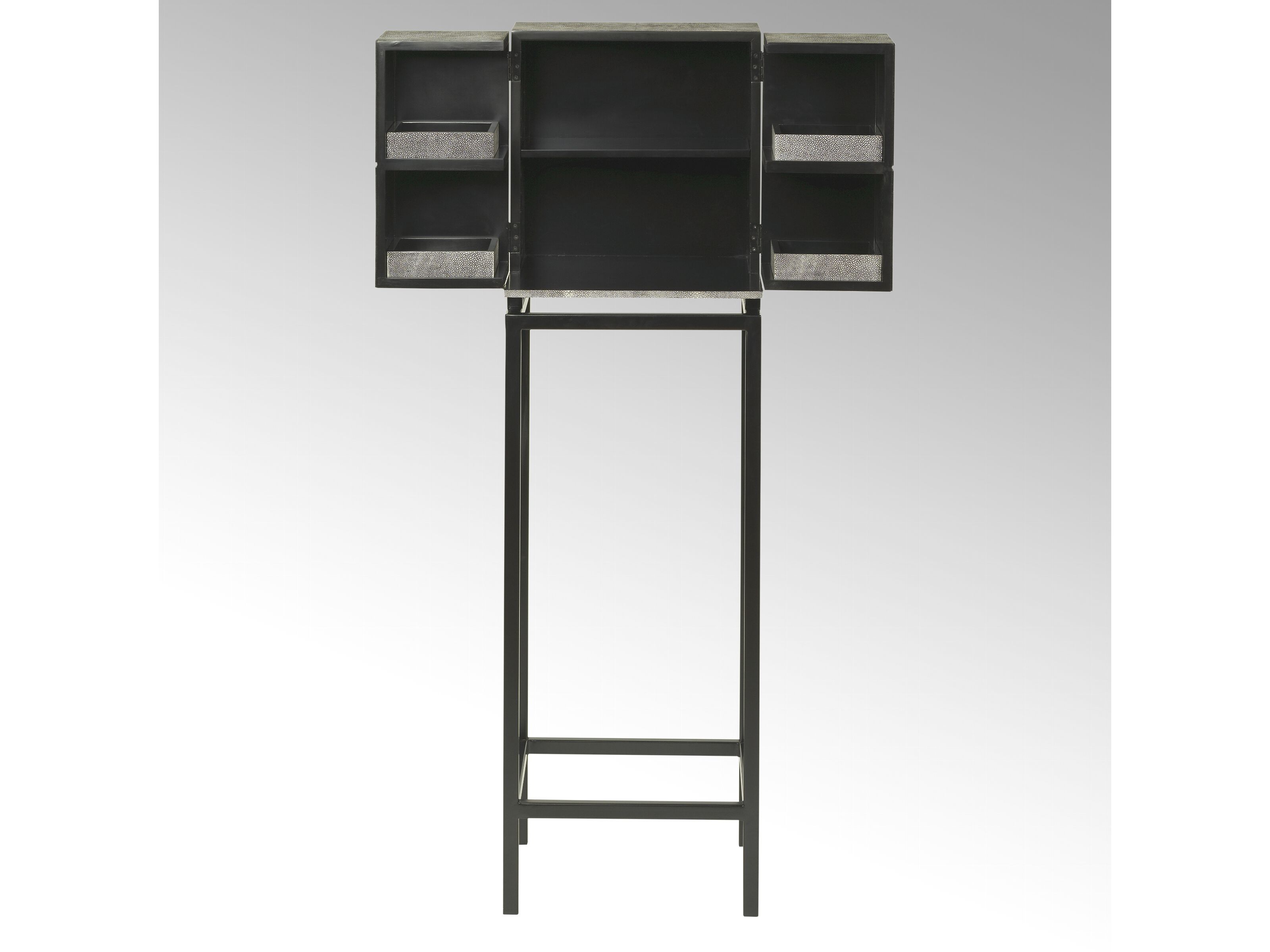 Стальной и деревянный шкаф с распашными дверцами LAMBERT TREASURE ARCH-00003963 - Вид №3