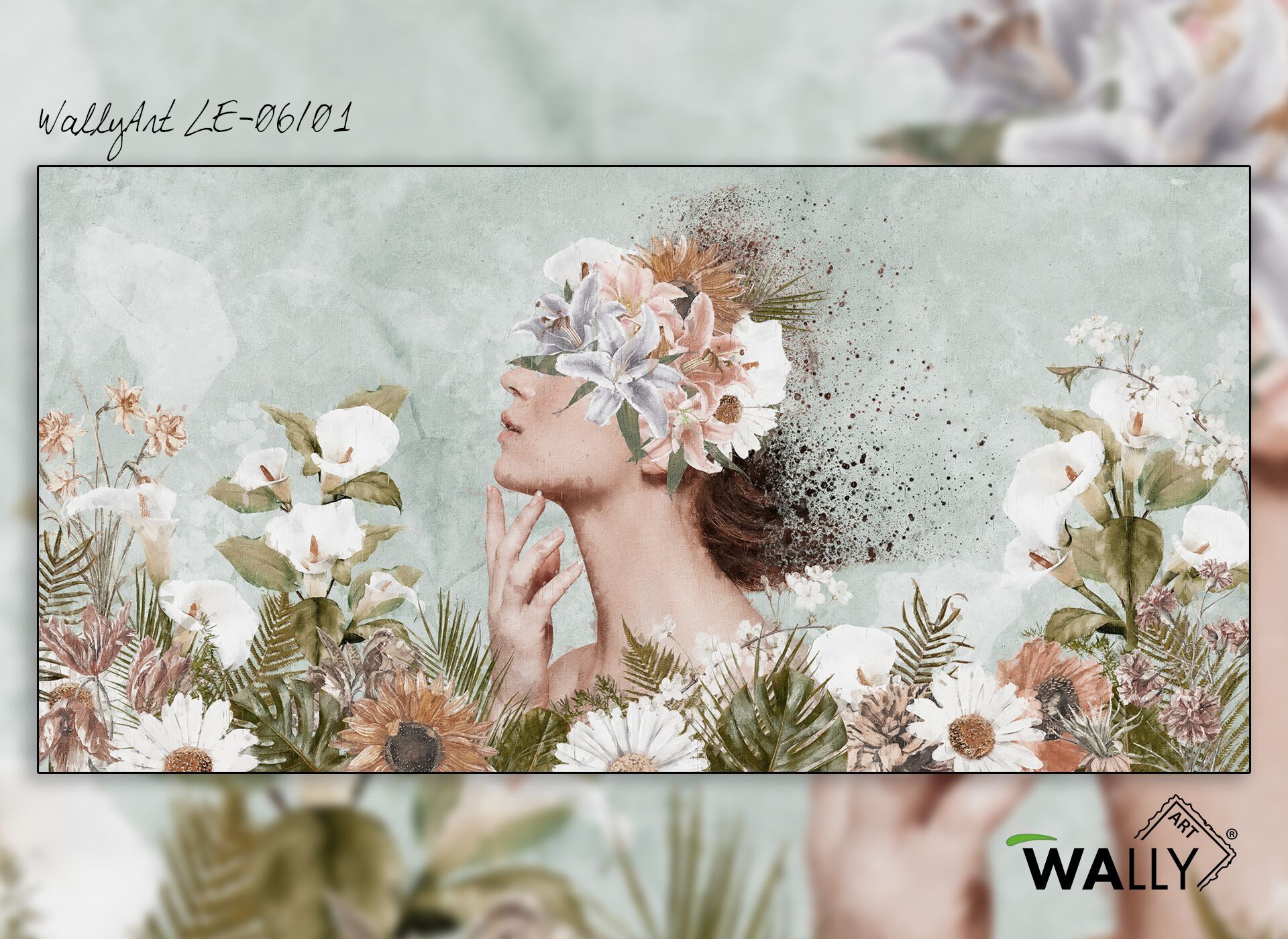 Моющиеся нетканые обои WALLYART Lacollection ARCH-00009677