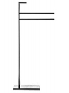 7643  Напольная стойка с полотенцедержателями36,6 см отдельностоящая Fantini Rubinetti YOUNG НЕРЖАВЕЮЩАЯ СТАЛЬ