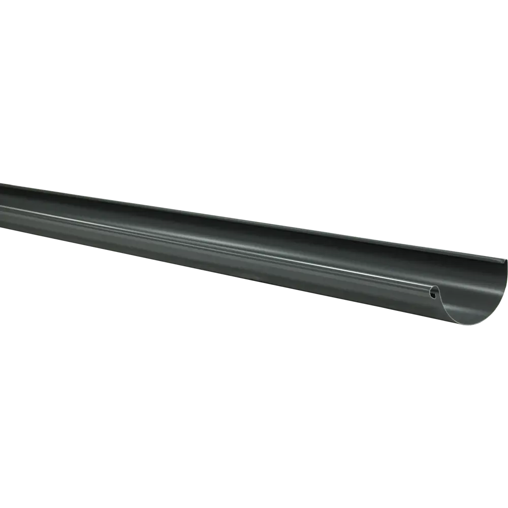 Желоб водосточный GL PE 125 мм 3 м RAL7025 Grand Line STLM-2201365