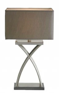 Настольная лампа Karla от RVAstley 5501 RVASTLEY ИНТЕРЬЕРНЫЕ 061960 Бежевый;серебро